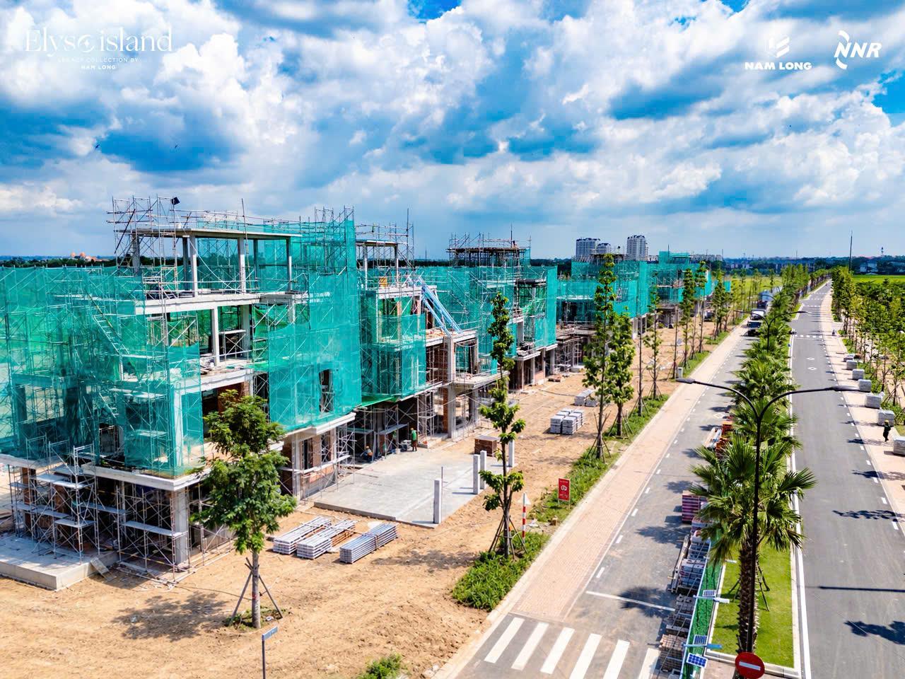 Tiến độ xây dựng Villa Elyse Island