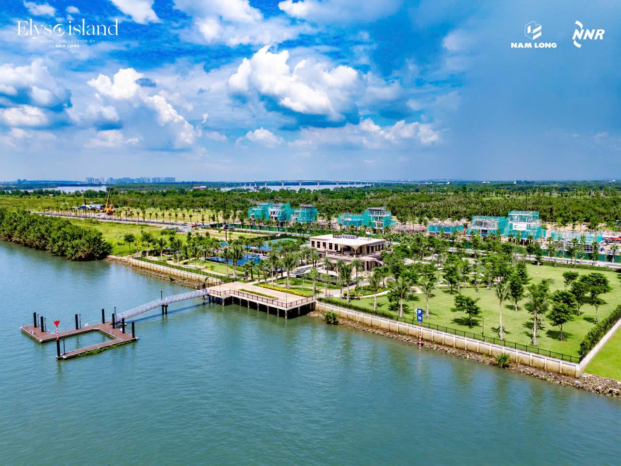 Toàn cảnh công trường Elyse Island